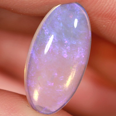 SOLID CRYSTAL OPAL Large opal with an even purple hue